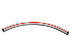 Symalit Kabelschutz-Bogen PE Chiaro 45° mit glatten Enden